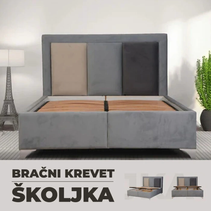 Bračni krevet ŠKOLJKA